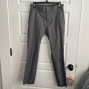 Banana Republic Slim Fit Work Pants Women Size 28x32 Grey